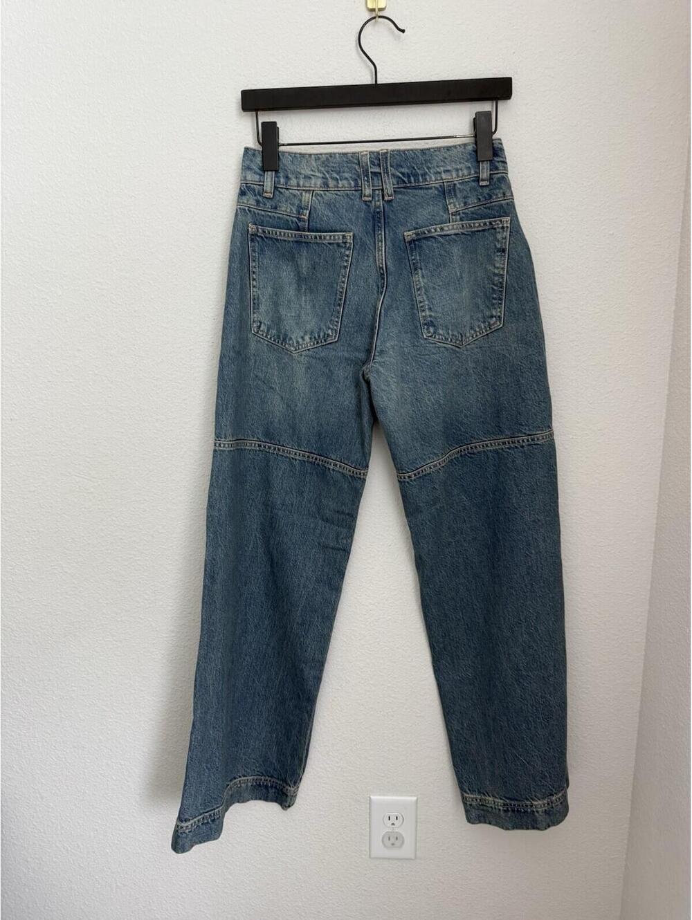 We The Free Free People Women's Benji Wide Leg Jeans Relaxed Fit Sz 26 Slouchy - Picture 6 of 9